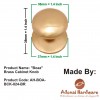 "Boaz" Brass Cabinet Knob 